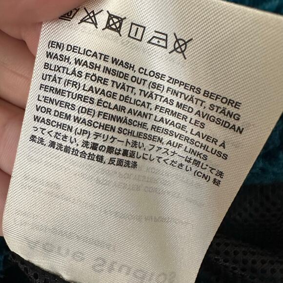 Acne Studios Faraz Patch Fleece Half Zip Jacket Size Small ($405) - Picture 9 of 12